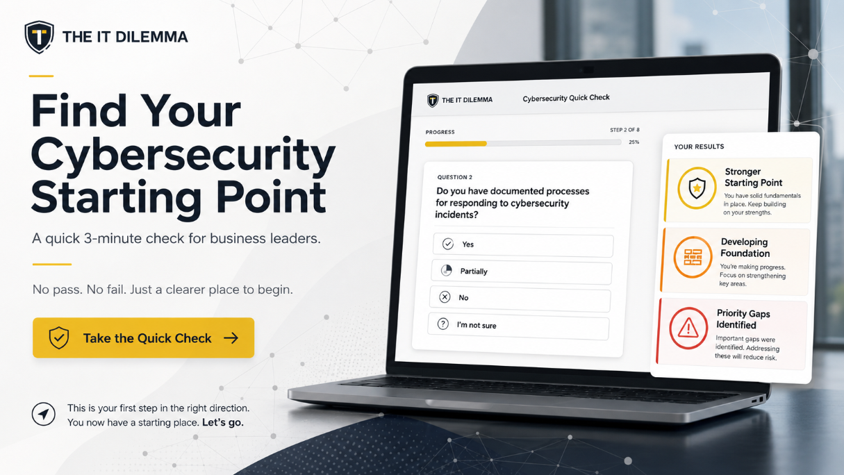 Find your cybersecurity starting point